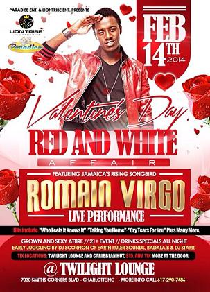 ROMAIN VIRGO live in Concert Valentines Night!!!!!!!!